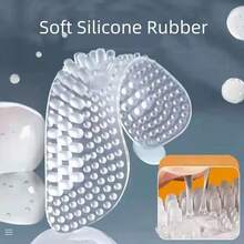 6 piezas Protectores de tacón antideslizantes de silicona - 3 pares de almohadillas de tacón de silicona, cojines de tacón para tacones altos de mujer, almohadillas de tacón para hombre, insertos para diversos zapatos, cuidado del tacón para prevenir ampollas y mejorar la comodidad - Ver 9