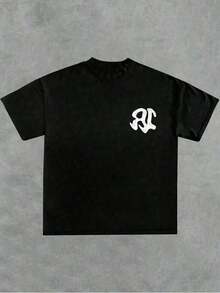 Gift2026Street - Camiseta con Estampado de Doble Cara Inspirada en la Riqueza, 100% AlgodónSoft - Negro - Ver 3