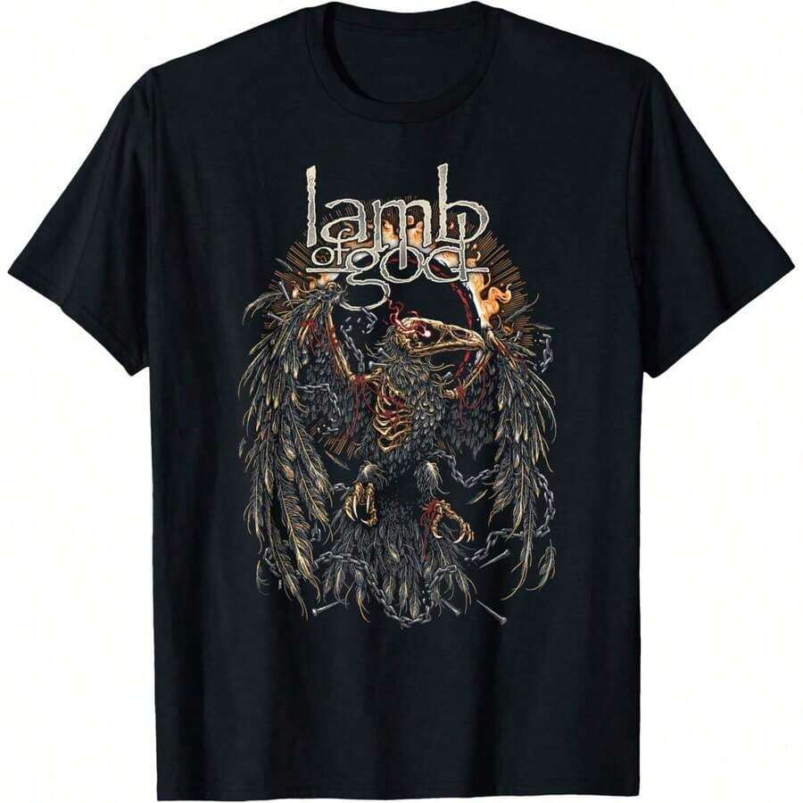 Camiseta de manga corta Lamb Of God - Triumverate 100% Algodón - Negro 9 - Ver 1