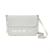 Túi đeo vai/đeo chéo Nike Sportswear Futura dành cho nữ, nắp gập, khóa từ tính, màu xám/trắng. - Trắng ngà - Xem 2