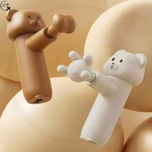 ZM Health Mini Bear Massage Gun - Portable Deep Muscle Fascia Gun - Deep Muscle Tissue Percussion Massager - Suitable For Fitness Enthusiasts - Can Massage Full Body Muscles - Portable Vibration Massage - High-Speed Motor - Comfortable Grip Handle - View 2