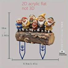 Estacas acrílicas planas para césped, ideales para comercio exterior, adecuadas para decoraciones de cumpleaños, fiestas y patios. - 11 - Ver 38