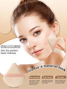 Bộ dụng cụ trang điểm 13 món bao gồm: 3 bông mút trang điểm + 3 bông phấn tam giác + 3 bông mút trang điểm mini + 3 bông phấn dạng cushion mini + 1 dụng cụ vệ sinh cọ trang điểm. - Nhiều màu - Xem 2