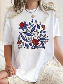 Women T-Shirts - White - View 1
