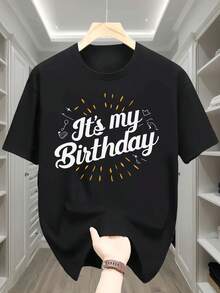 Women's Short Sleeve Crew Neck T-Shirt, Retro Holiday Style, New 2026 Collection, For Casual Shopping, Holiday Gifts, Meetings With Friends, Music Parties And Holiday Outfits. - 黑色 - 查看 12