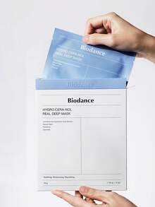 BIODANCE Hydro Cera-Nol 真深層面膜，保濕夜間水凝膠面膜，滋潤、減紅、快速舒緩，曬後修護，曬傷緩解，韓國護膚品，34g*4片 - 玻尿酸補水面膜 - 查看 5