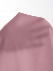 Top elegante de verano de diseño minimalista, sin mangas y con espalda descubierta, de unicolor - Rosa vieja - Ver 8