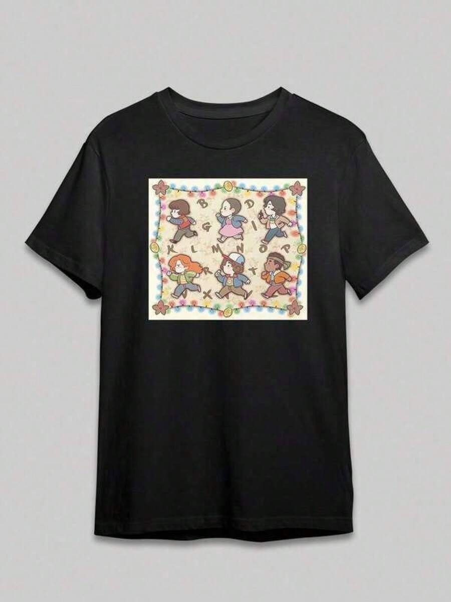 Men T-Shirts - Hitam - View 1