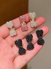 12 piezas Elegantes Mini Pinzas para el Cabello de unicolor & Mariposa con Strass, Adecuadas para Flequillo, Flequillo, Citas, Vacaciones en la Playa, Desplazamiento al Trabajo, Gran Regalo para Novia, Temporada de Regreso a la Escuela, Pinzas para el Cabello, Clips para el Cabello - Multicolor - Ver 4