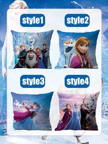 Disney 冰雪奇缘主题枕套，阿伦黛尔风格抱枕套，适合粉丝装饰和收藏。每款设计都捕捉了阿伦黛尔的魔力，柔软舒适的面料让这些枕套非常适合依偎，而充满活力的印花则让您以一种低调时尚的方式展现您对粉丝的热爱。 - 枕頭 - 查看 8