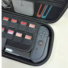Estuche de transporte portátil de carcasa dura para Switch 2, estuche de viaje, carcasa dura de EVA, bolsa protectora portátil y ligera con soporte para tarjetas, a prueba de golpes para uso diario y al aire libre - Ver 11