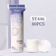 600/500/400pcs Disposable Round Makeup Remover Pads, 6*6cm, For Face Care, Makeup, Skincare, Home Or Travel Use, Skincare, Living Room, Home, Bedroom, Bathroom, Travel Supplies, Wedding, Party, Birthday, Men's Gift, Mom, Dad, Friends, New Year, Accessories, Fun Gift, Random Pattern Packaging Bag - Multicolor - View 12