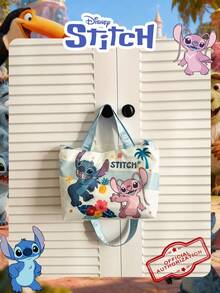 Disney 1 chiếc túi tote họa tiết nhiệt đới Stitch và Angel chính hãng, túi đựng kẹo Stitch tinh nghịch, túi đựng cơm trưa, túi đựng đồ ăn nhẹ, túi xách hoạt hình rộng rãi, túi hàng ngày nhẹ nhàng, phù hợp cho sử dụng hàng ngày, đi mua sắm và phối với trang phục dễ thương, tuyệt vời để đựng đồ ăn nhẹ, chìa khóa và mỹ phẩm. - Nhiều màu - Xem 9