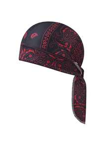 1 pieza Gorro de pirata elástico unisex, diadema, braga para el cuello, adecuado para salidas diarias, ciclismo, deportes, senderismo - Multicolor - Ver 8
