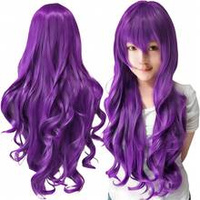 Synthetic Hair Long Brown Cosplay Wig Lolita Hair Curly Anime Wigs Hairpiece Chizuru Mizuhara Halloween Costume Wig For Women - Fluorescent Yellow - View 4