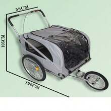 Pet Strollers - Grayish White - View 6