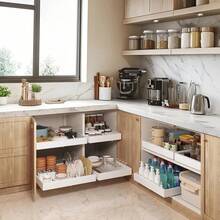 Pull Out Cabinet Organizer, Keep Your Pots And Pans Easy To Reach And Organized, Perfect For Small Apartment Kitchen Living - 查看 4