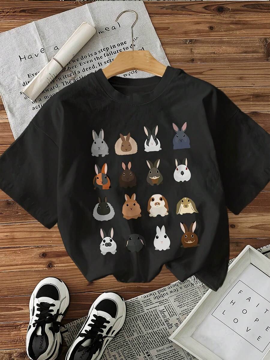 Women T-Shirts - Black - View 1