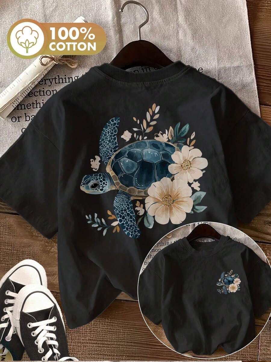 Women T-Shirts - Black - View 1