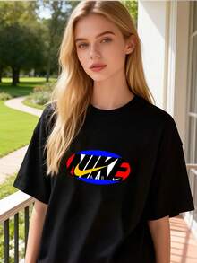 Women T-Shirts - Black - View 6