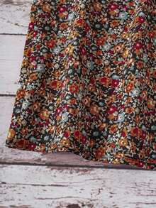 Parte superior informal de mujer con estampado floral diminuto, con espalda descubierta y lazo en el cuello, para verano - Crop tops para mujeres, ropa occidental para mujeres, tops lindos para salir, tops bohemios lindos de verano para m - Multicolor 3 - Ver 7
