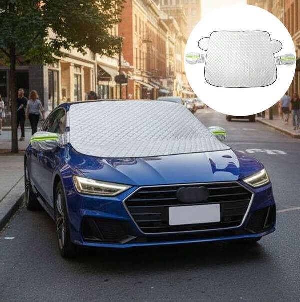 Foldable Windshield Sun Shade, Front Window Sunshade, Blocks UV Rays To Keep Your Car Cool, Universal Thick Sunscreen Board For Car Interior Shading And Cooling