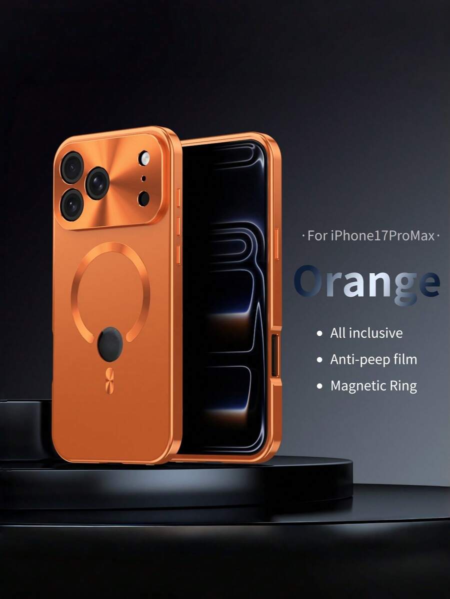 [High Protection Magnetic Anti-Peep Phone Case] Integrated Privacy Screen | Anti-Drop Protective Case | Compatible With IPhone 17 Pro Max/17/16/15/14/13/12 Series And More | Professional Security Design, Perfect For Holiday Gifts, Boyfriend Gifts And Birthday Gifts, Anti-Peep Design Glass Phone Case
