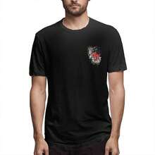 Camisetas Personalizadas para Hombre, Diseña tu Propio Diseño Frontal y Trasero, Tallas Grandes hasta 6XL - Negro - Ver 5