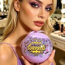 Fit Colors Beauty Surprise 化妝膠囊套組，全方位迷你化妝套裝，含口紅、遮瑕膏、睫毛膏與工具，便攜旅行用完整美妝禮盒，適合女性與女孩 - 彩色 - 查看 2