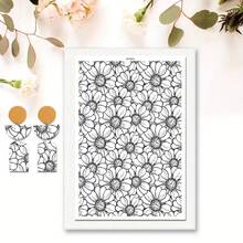 Rose/Daisy/Dandelion/Blue Flower Pattern Transfer Paper, Fresh Floral Series Polymer Clay Printing Paper, Size 5.82*3.93 Inches, Suitable For DIY Jewelry Earring Making Special Polymer Clay Transfer - A - View 12