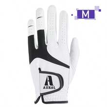 FINGER TEN Men's Left Hand Golf Glove 1 Pack, Breathable Soft Golf Gloves, All Weather Non Slip Grip Design, Comfortable Close Fit From S To XL Size, Daily Golf Training Outdoor Course Playing Use, Casual And Professional Golf Player Essential Sports Accessory - White - View 12