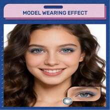 Wearing It, It Will Naturally Enlarge Comfortably, Enhance Visual Effects, Be Simple And Elegant, Can Be Reused Without Glue, And Look Better When Taking Photos Outdoors. It Is Easy To Wear All Day And Immediately Opens Your Eyes After Wearing. - 彩色 - 查看 6