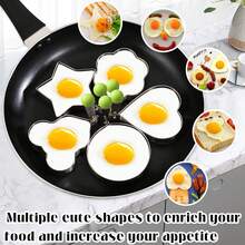 Juego de 5 moldes para hacer aros fritos, multifuncional para el desayuno - 1 - Ver 9