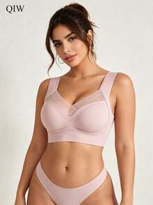 3pcs/Set Women Seamless Bras, Backless Design, Easy To Wear And Take Off, Lift And Support, Built-In Non-Removable Pads, Non-Adjustable Straps, 3-Color Set, Suitable For Yoga And Daily Wear - Multicolor - View 2