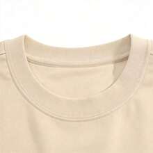 Women's Short-Sleeved T-Shirt With Heart Print, Spring Clothing, Holiday Outfit, White For Summer, Beach Look, Vacation Style, Country Style, Women's Office Outfit. - 杏 - 查看 3