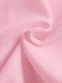 Top tubo ajustado de corte corto con lazo al frente, top sin tirantes de ajuste regular con bloqueo de color negro para dama, atuendos de fiesta/discoteca para primavera/verano - Rosa - Ver 4