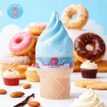 1pc 100ml Cute Ice Cream Scented Spray, Long-Lasting, Large Capacity Air Freshener, With Multiple Sweet And Rich Fragrances: Cherry, Ice Cream, Chocolate, Cream, Cookie And Candy, Suitable For Indoor And Outdoor, Bathroom, Date, Party, Holiday Use, Both Deodorizing And Fragrance Enhancing, Excellent Gift Choice - Other - View 8
