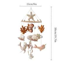 Baby Toys, Baby Mobile Crib, Handmade Animal Theme Bed Bell, Cute Shaped Toys, Educational, Enhance Children's Hand-Eye Coordination, Prevent Myopia, Suitable For Children's Room Decoration, Mixed Colors, Newborn Bed Bell, Best Gift For Parent-Child Interaction, Birthday Gift, Christmas Gift - Multicolor - View 7