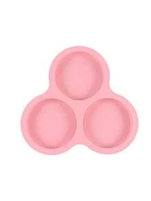 1pc Silicone Air Fryer Egg Pan, Reusable Egg Mold, Non-Stick Air Fryer Baking Tray, 3/4 Cavity Pancake Mold, Suitable For Sandwich, Burger Baking, Air Fryer Accessories - Multicolor - View 3
