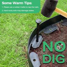 30FT/66FT – Flexible Plastic Garden Edging With 30 Securing Stakes; Weather-Resistant Lawn Border Suitable For Outdoor Gardens, Flowerbeds, Lawns, And Patio Landscaping. Easy To Install And Maintain; No Digging Required. - 30FT - View 5