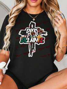 Diseño gráfico de cruz religiosa y corona de laurel, simbolismo cristiano con marca de agua Velvetlove, estilo de arte marrón y verde, para decoración doméstica o Gi.jpgRegalos personalizados: Camisetas para mujer con estilos modernos, hippies, casuales y minimalistas. Ropa masculina personalizada única, armarios cápsula, ropa básica/urbana para hombre. Regalos ideales para novios, familiares y amigos, adecuados para cumpleaños, vacaciones, colegio/competiciones, deportes/escalada, etc., también adecuados para la moda de otoño y actividades urbanas. Verano negro. - Negro - Ver 2