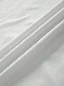 Camiseta casual de mujer de cuello redondo y manga corta con aplicación de estrella - Blanco 2 - Ver 4