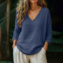 Women Blouses & Shirts - Navy Blue - View 1