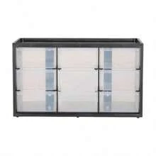 Craftsman - Sistema organizador de almacenamiento, 9 compartimentos, plástico CMST40709 - Negro02 - Ver 1