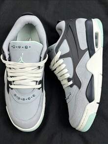 Nike Jordan Air Jordan 4 RM 男款籃球鞋 時尚百搭舒適運動低筒復古板鞋 灰黑色 IH7320-031 - 灰黑色 - 查看 5