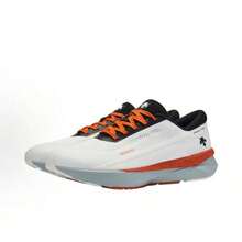 DESCENTE DFLUID Fluid Shoes, BOA Lace-Up Low-Top, Casual Training Running Shoes, Unisex - Orange-white D5291RRN29-wT - View 2