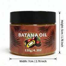 Shpioe 洪都拉斯 Patana 护发油 - 柔顺保湿护发产品，适合干性发质，滋养头皮和头发，适合所有发质 - 4.3盎司/120克 - 正裝 - 查看 6