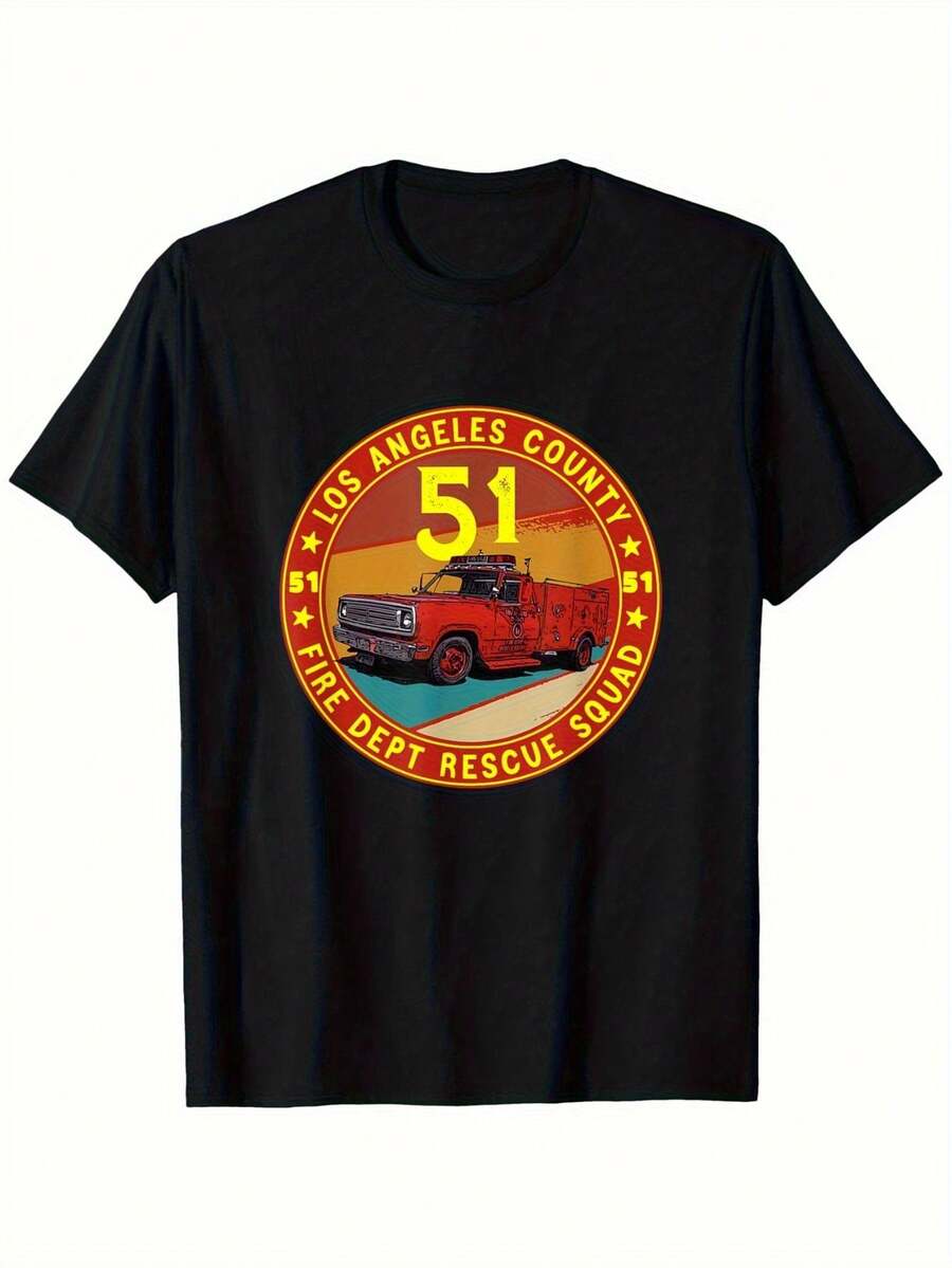 Camiseta unisex, para hombreDe una sola piezaRedondoCuelloCamisetaconaCamiónDiseño,aVersátilInformalSuperiorAdecuadoparaTodosSeasons,ropademujer,blusasparamujer,topsdemujer,playerasdemujer, GráficoimpresoAmigable con la piel, estilo de los 90Retro, Ropa Urbana, De ModacasualCamisetas, GráficasimpresoAmigable con la piel, estilo de los 90Retro, Ropa Urbana, De Modacasualcamisetas - Negro - Ver 1