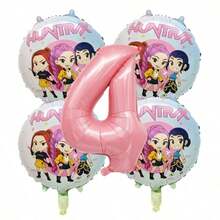 Hasbro Balon Angka Pink Bertema Anime Witch Hunter, Cocok untuk Dekorasi Pesta Ulang Tahun, Dekorasi Pesta Bertema - Seperti yang ditunjukkan pada gambar. - View 19