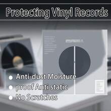 [High Density Polypropylene LP Sleeves] 100/50/25pcs 12-Inch LP Record Sleeves, Durable & Wrinkle-Free, Transparent & Clear, Made Of High Density Polypropylene, 3mm Thickness, Size 12.75" X 12.75" (32.4 X 32.4cm), Suitable For Most Folded And Double LPs - Multicolor - View 5